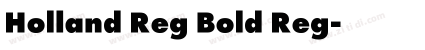 Holland Reg Bold Reg字体转换
